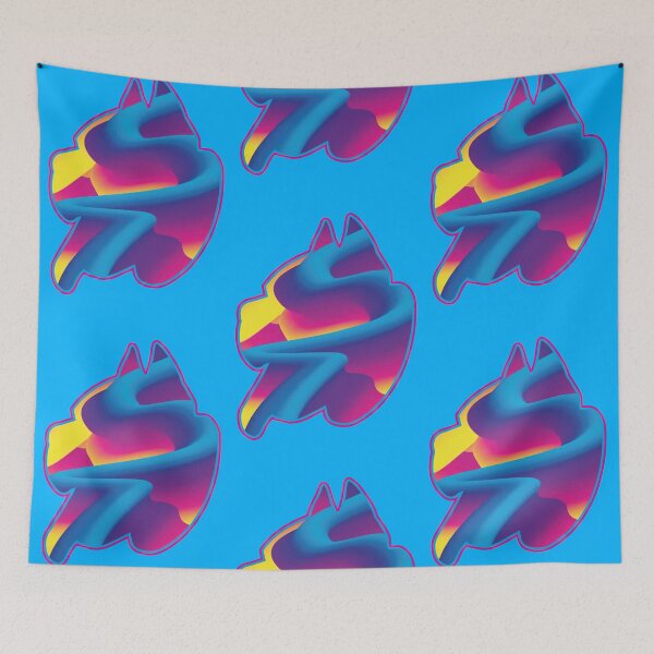 Item preview, pitbull blue like the sky/touch pink designed and sold by aaron bautista.