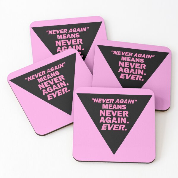 Item preview, Never Again Means Never Again (Black Triangle) - alt version designed and sold by dysperdis.