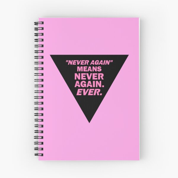 Item preview, Never Again Means Never Again (Black Triangle) - alt version designed and sold by dysperdis.