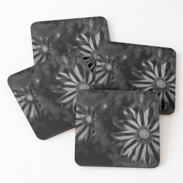 Item preview, Black and white dahlia flowers, tinted effect designed and sold by evadesignbubble.