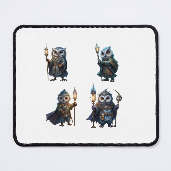 Item preview, "Anime Owl Elegance: Whimsical Wildlife Art for Collectors"Cartoon Owl Image designed and sold by Obinne.