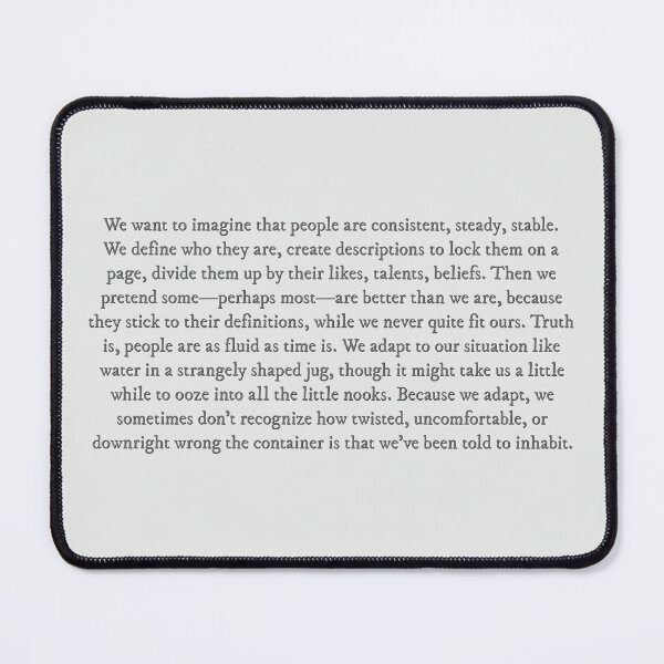 Item preview, Tress of the Emerald Sea book quote designed and sold by percqbeths.