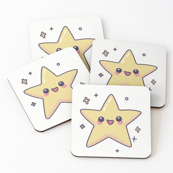 Item preview, Kawaii Yellow Star designed and sold by CraftedRealm.