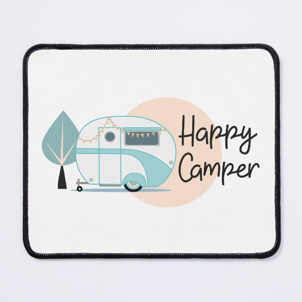 Item preview, Happy Camper Vintage Caravan designed and sold by Christine Briggs.