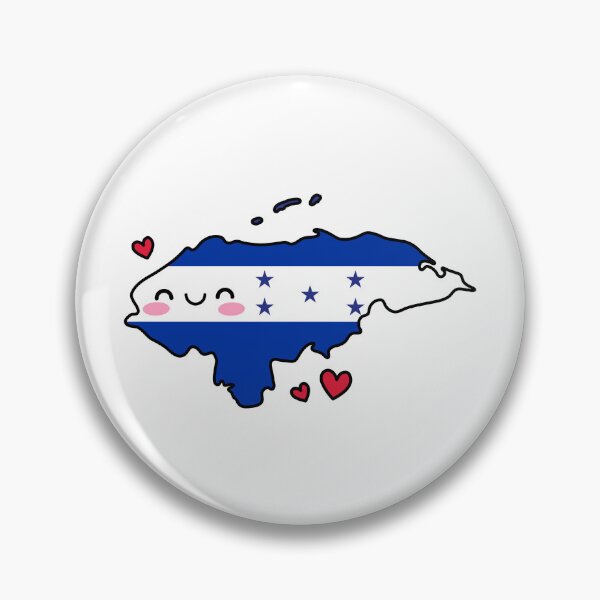 Item preview, Honduras Flag Map Smile with Love designed and sold by pixelsparkzone.