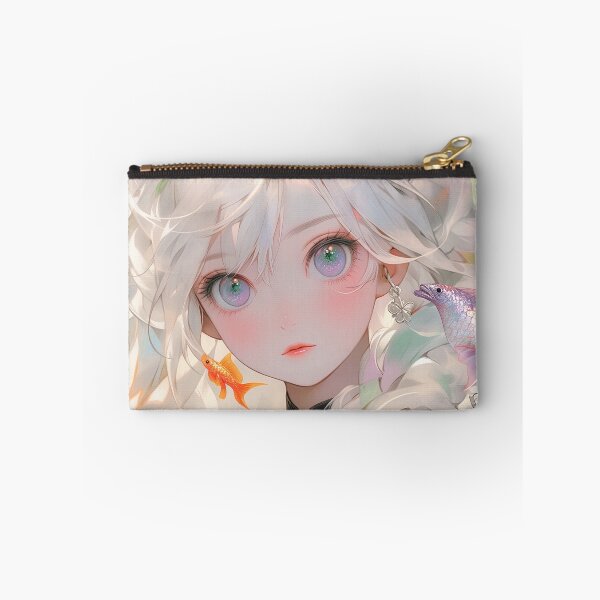 Aperçu de l'œuvre Serene Aquatic Koi Fantaisie Anime Fille créée et vendue par bubblegoth.