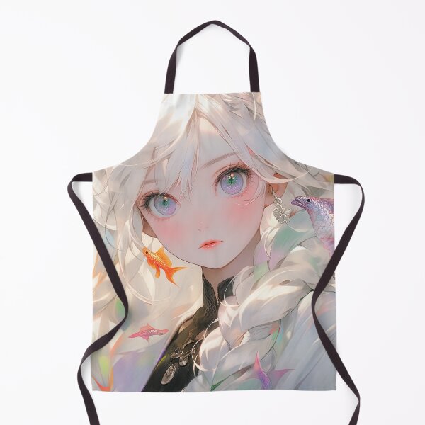 Aperçu de l'œuvre Serene Aquatic Koi Fantaisie Anime Fille créée et vendue par bubblegoth.