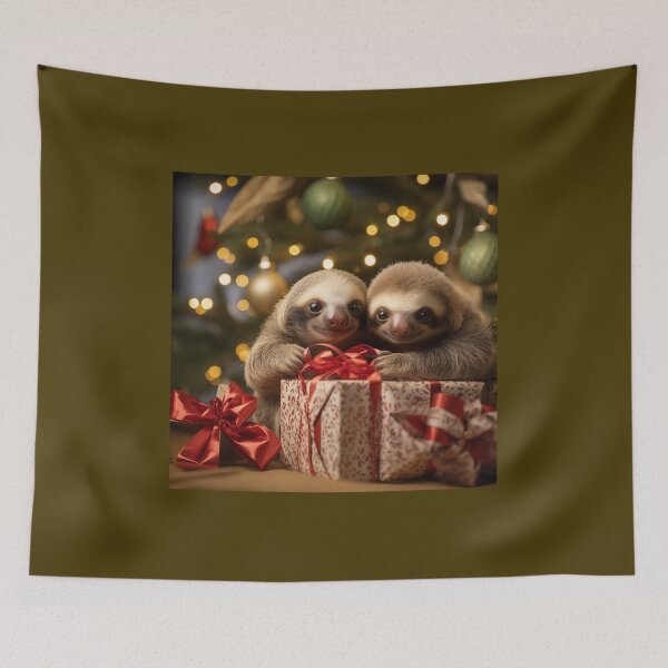 Item preview, Christmas Sloths designed and sold by Samuelsboro.
