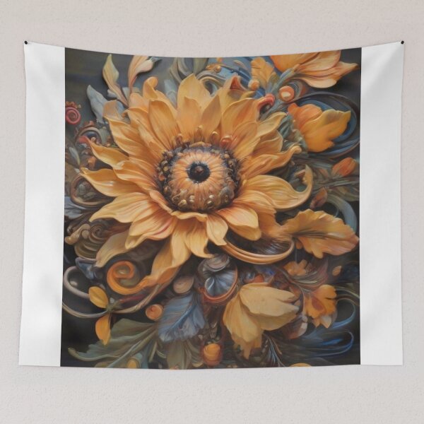 Item preview, Bright Yellow Floral Sunflower designed and sold by BCD BRANDS.