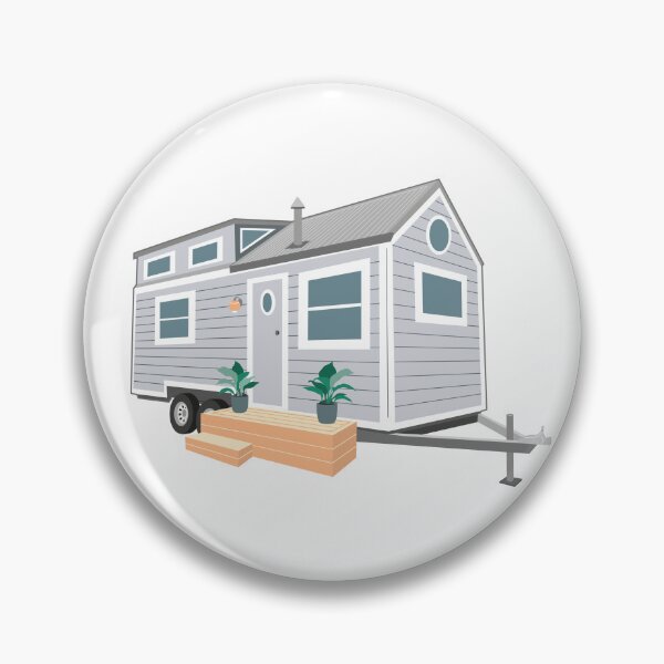 Item preview, Grey Tiny House on Wheels designed and sold by Christine  Briggs.