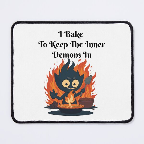 Item preview, I bake to keep the inner demons in designed and sold by OptimaShirts.