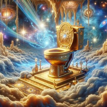 Artwork thumbnail, Throne of the Divine Flush by The Cosmic Phenomenon
