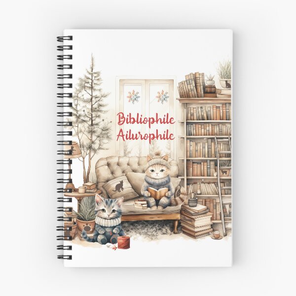 Item preview, Ailurophile, Bibliophile designed and sold by Bliss Find And Design.