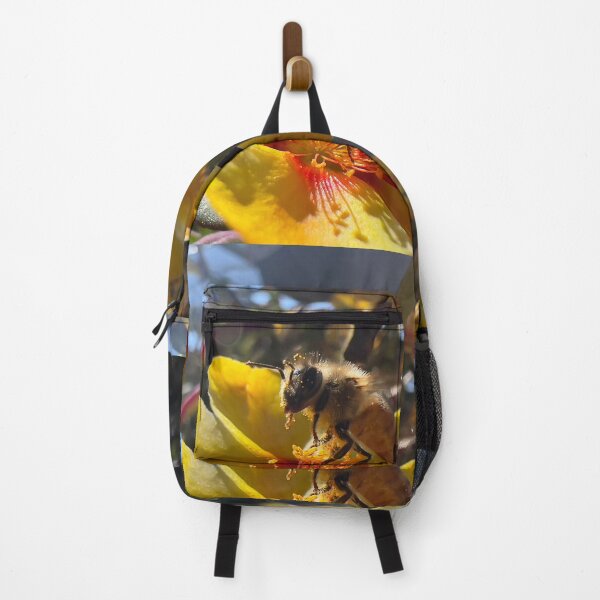 Item preview, Enchanting Close-Up of a Honey Bee Collecting Pollen Yellow Blooms designed and sold by Betsy Phillips.