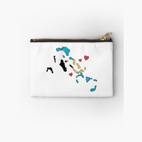 Item preview, Bahamas Flag Map Smile with Love designed and sold by pixelsparkzone.