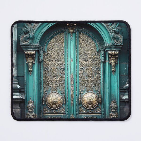 Item preview, Teal and Copper Door designed and sold by Elisabeth Lucas.