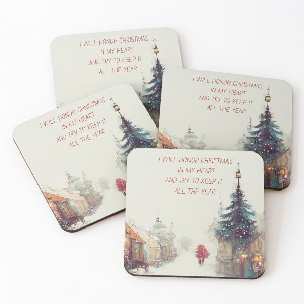 Item preview, I Will Honor Christmas designed and sold by Quote Gallery.