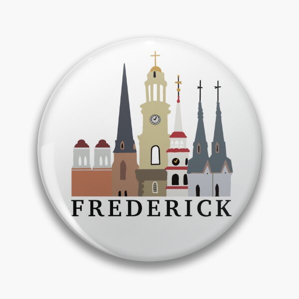 Item preview, Frederick Maryland Spires designed and sold by delmarvastickers.