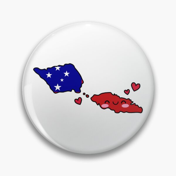 Item preview, Samoa Flag Map Smile with Love designed and sold by pixelsparkzone.