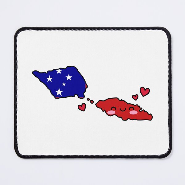 Item preview, Samoa Flag Map Smile with Love designed and sold by pixelsparkzone.