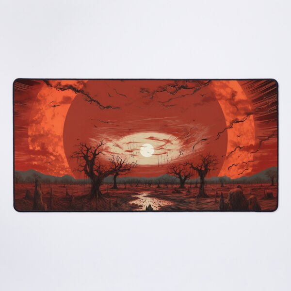 Item preview, Bloody Sunrise, Surreal Landscape designed and sold by Rannulfr.