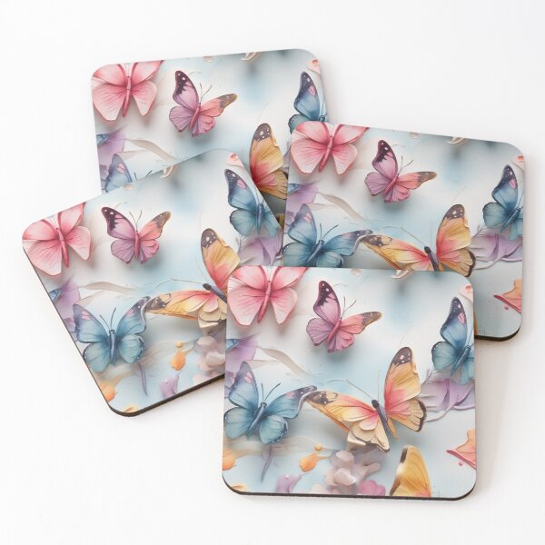 Item preview, 3D watercolours butterflies design designed and sold by BCD BRANDS.