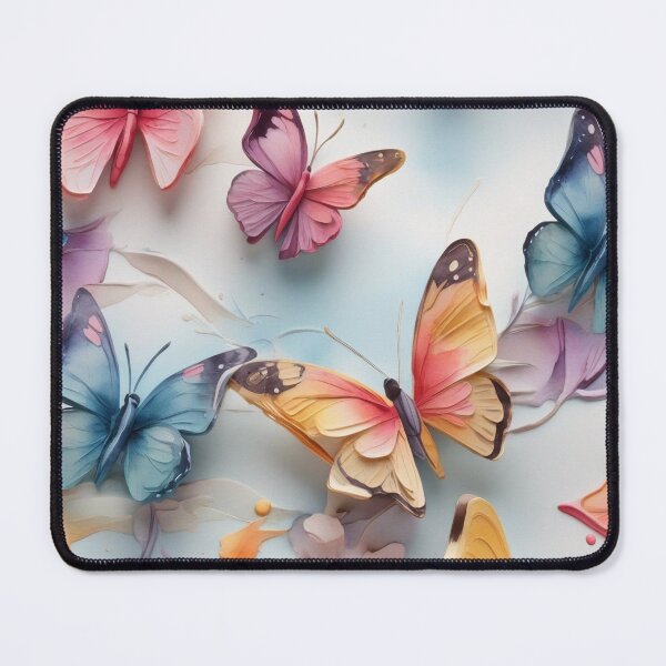 Item preview, 3D watercolours butterflies design designed and sold by BCD BRANDS.