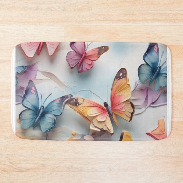 Item preview, 3D watercolours butterflies design designed and sold by BCD BRANDS.