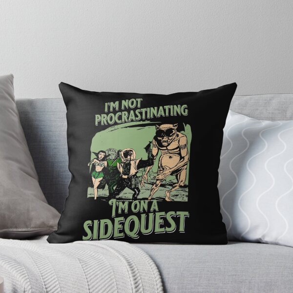 Item preview, I'm Not Procrastinating I'm On A Sidequest designed and sold by Alt-Art-Digital.