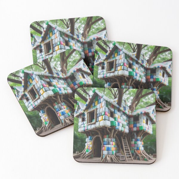 Item preview, Tree House of recycled plastic. designed and sold by LindaV44.