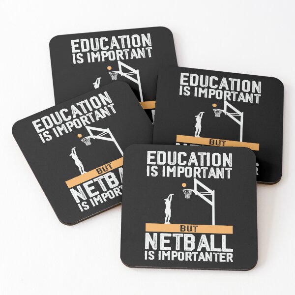 Item preview, Education is important but netball is importanter designed and sold by tmerchtrends.