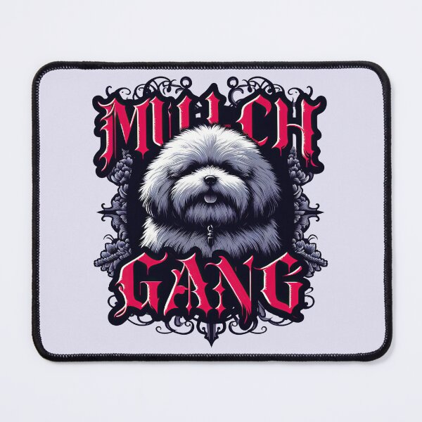 Item preview, Mulch Gang Vintage Goth Funny Dog Meme designed and sold by ArtadoraDesignz.