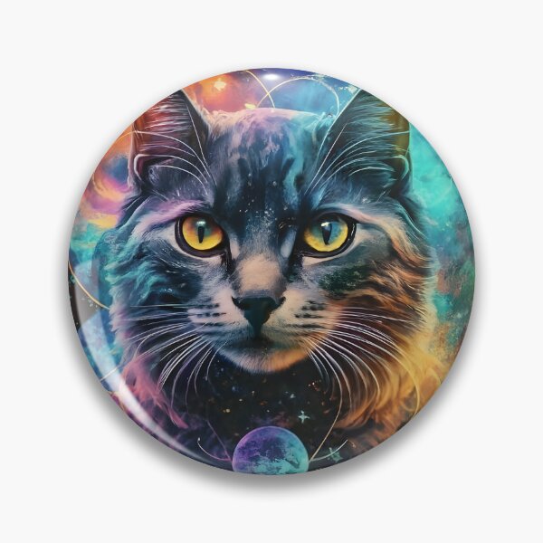 Item preview, Celestial Whiskers Cat: Nebula Fusion designed and sold by Cosmoverso.