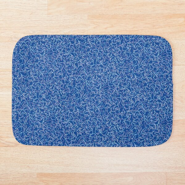 Item preview, Patrón retro vintage boomerang - Azul designed and sold by BoundlessWorks.