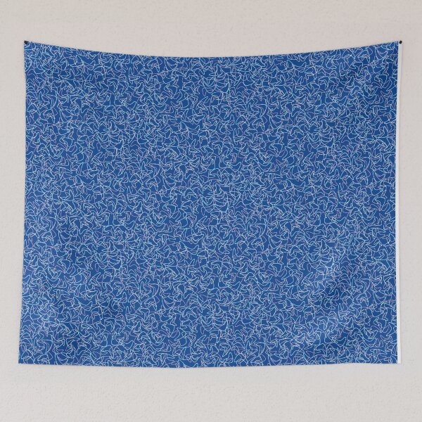 Item preview, Retro Vintage Boomerang Pattern - Blue designed and sold by BoundlessWorks.