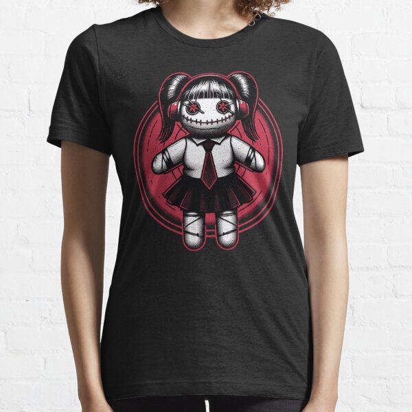 Gothic Loose Kawaii Anime Doll T-shirts - UrbanWearOutsiders