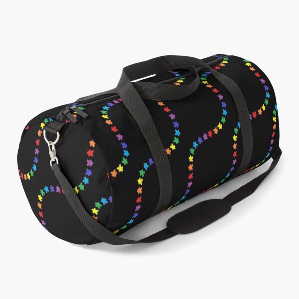 Artikelvorschau, Wavy Meeple Rainbow Tabletop Pride Black Back entworfen und verkauft von JEL-Designs.
