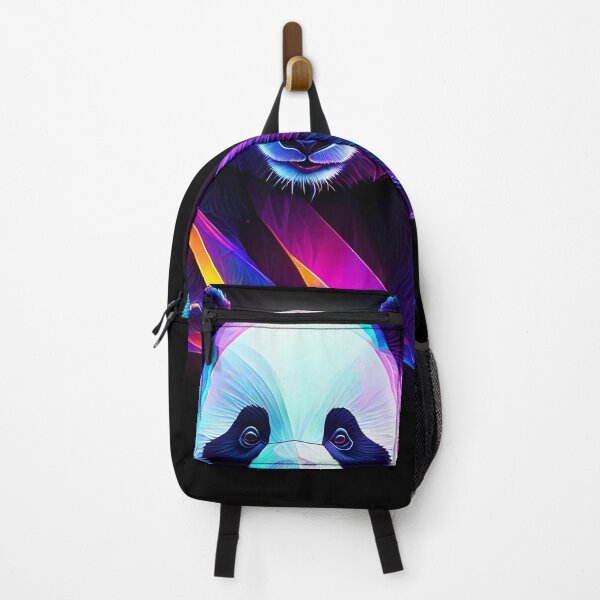 Item preview, Abstract neon panda art designed and sold by PictureCanvas.