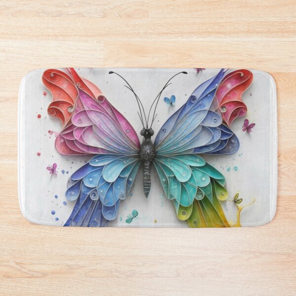 Item preview, 3D watercolours butterflies design designed and sold by BCD BRANDS.