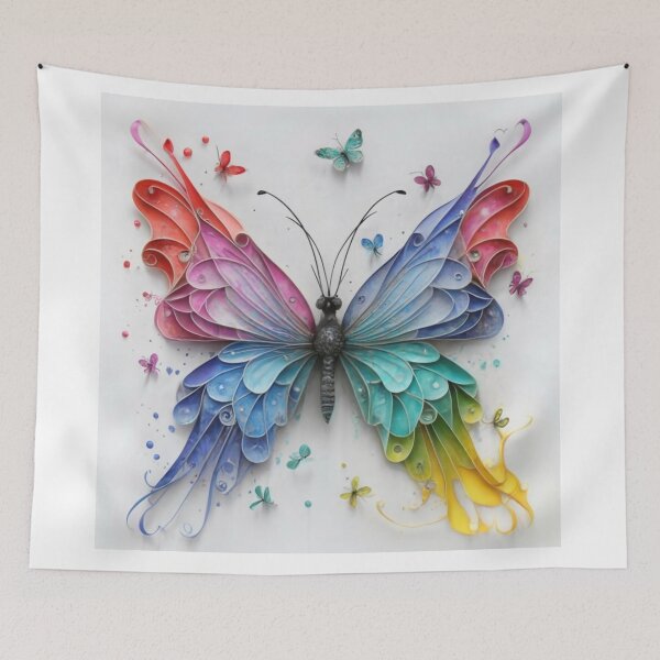 Item preview, 3D watercolours butterflies design designed and sold by BCD BRANDS.