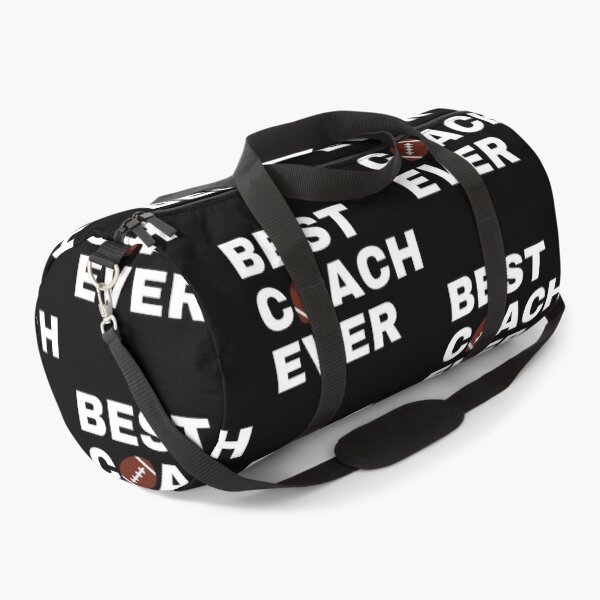 Item preview, Best Coach Ever Football - White designed and sold by GymWearDepot.