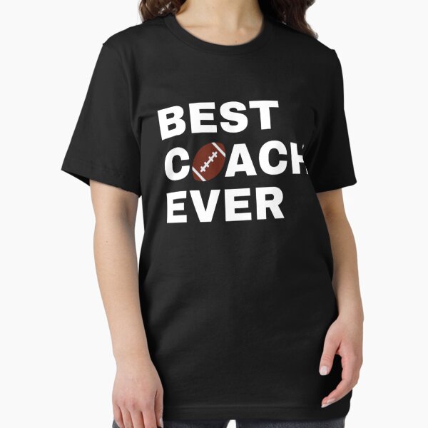 Item preview, Best Coach Ever Football - White designed and sold by GymWearDepot.