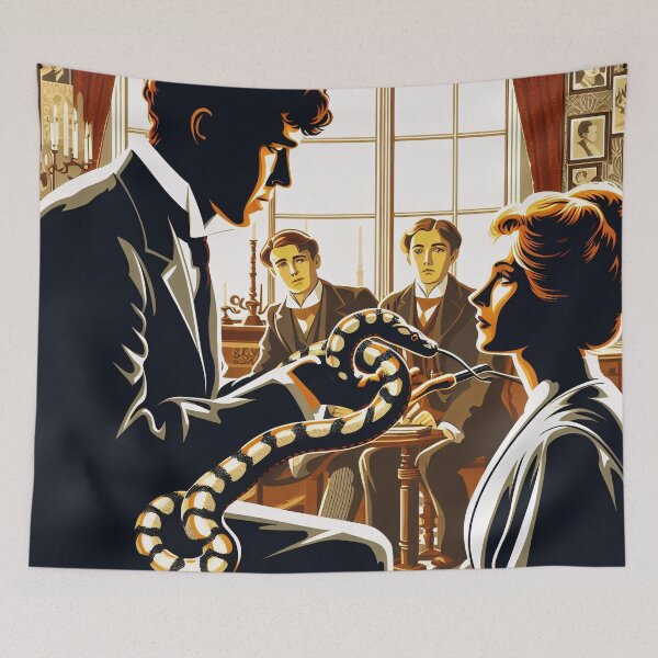 Item preview,  Sherlock Holmes - The Adventure of the Speckled Band designed and sold by ClassicRetroism.