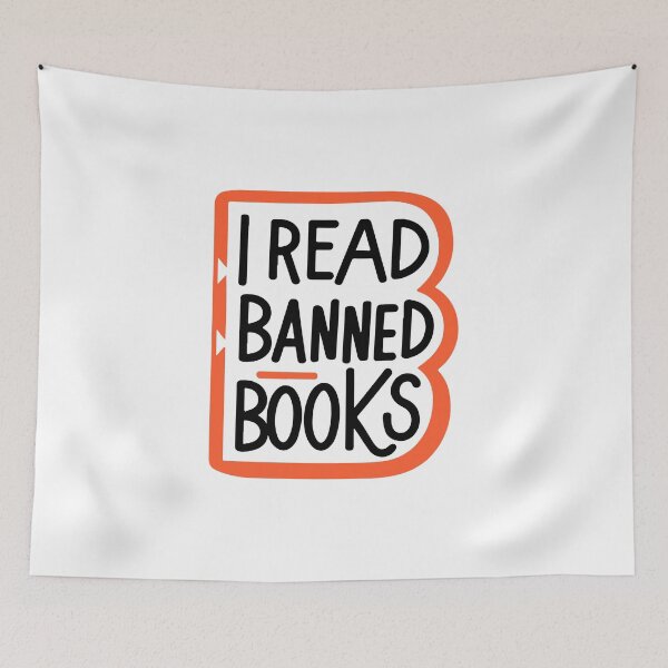 Item preview, I Read Banned Books designed and sold by Timegraf.