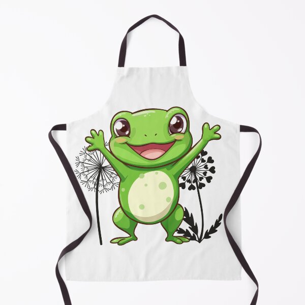 Item preview, cute and happy frog - dandelion frog designed and sold by MJOSTORE.