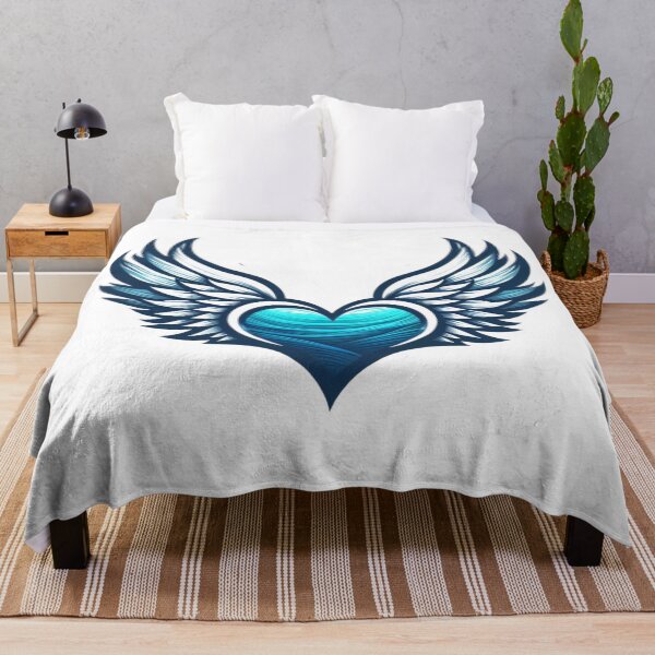 Item preview, Blue Heart and Wings designed and sold by Mark Cannon.