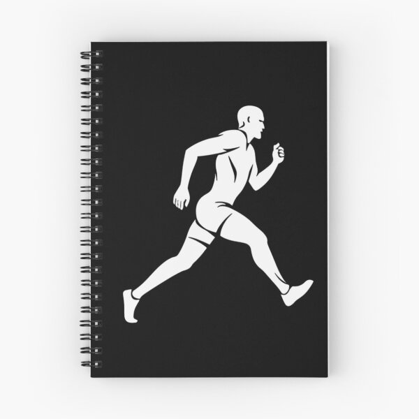 Item preview, White Silhouette Running Man designed and sold by CraftedRealm.
