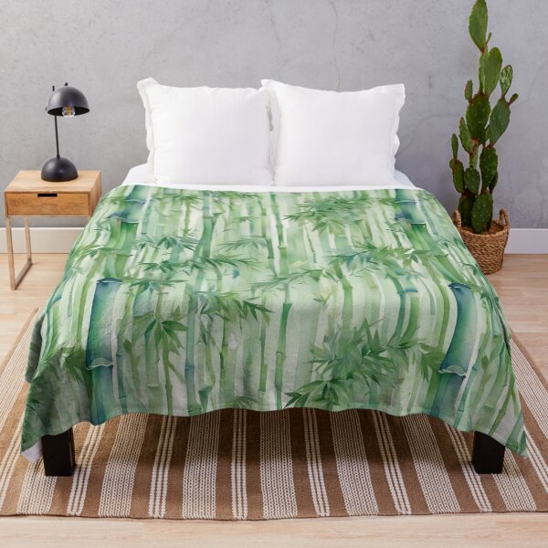 Item preview, Watercolor Bamboo Forest Pattern designed and sold by Patternliss.