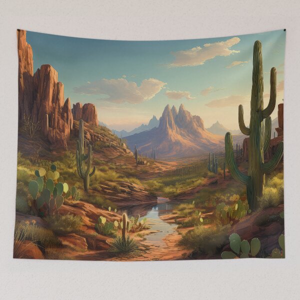 Item preview, Arizona Desert Landscape 02 designed and sold by Elisabeth Lucas.