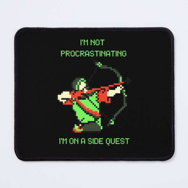 Item preview, I'm Not Procrastinating I'm On A Sidequest designed and sold by Alt-Art-Digital.